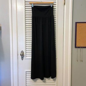 Black maxi skirt